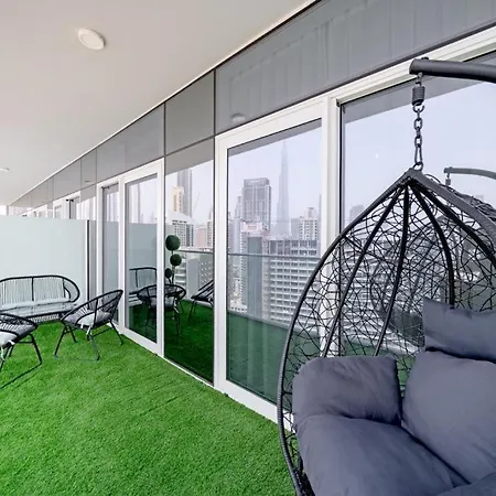Alluring 1 Bd Apartment In Business Bay With Burj Khalifa View Dubai Exterior photo